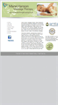 Mobile Screenshot of mariehansonmassage.com